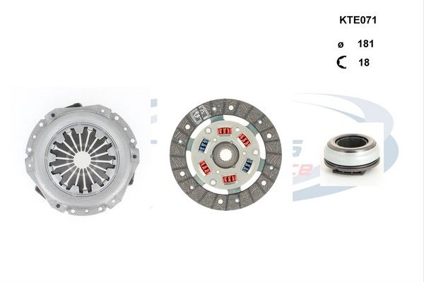 PROCODIS FRANCE Комплект сцепления KTE071